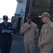 CDR Timpner, Commanding Officer of USS FARRAGUT, Presents Navy and Marine Corps Commendation Medal to LT Reilly