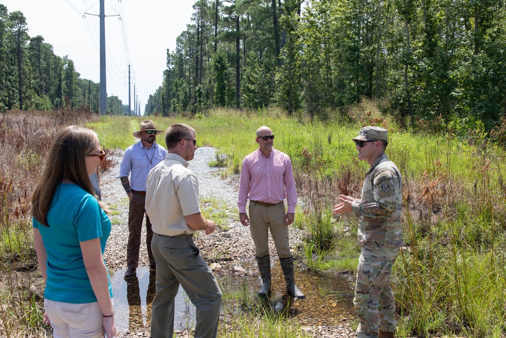 Charleston District Commander Visits Brosnan Forest Mitigation Bank