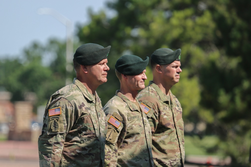 10th Special Forces Group (Airborne) Change of Command Ceremony