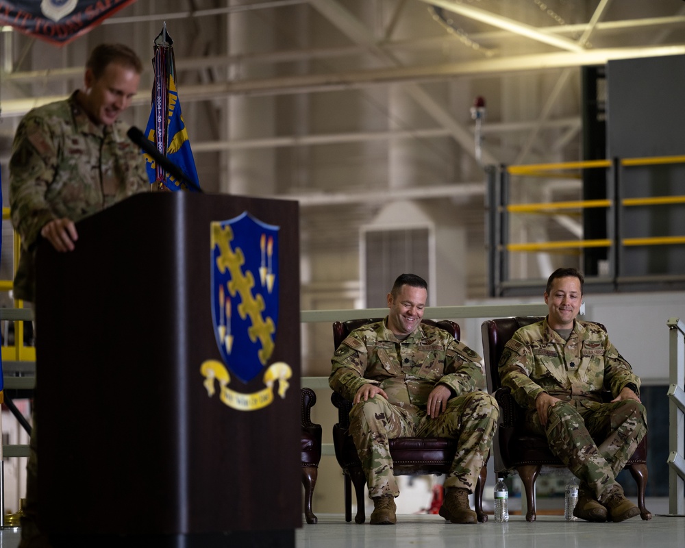 906th Air Refueling Squadron change of command
