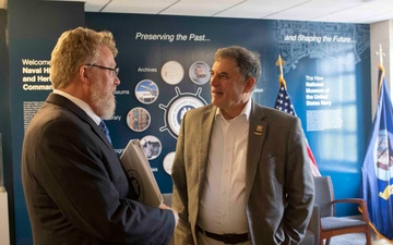 Congressman Andrew Clyde visits NHHC