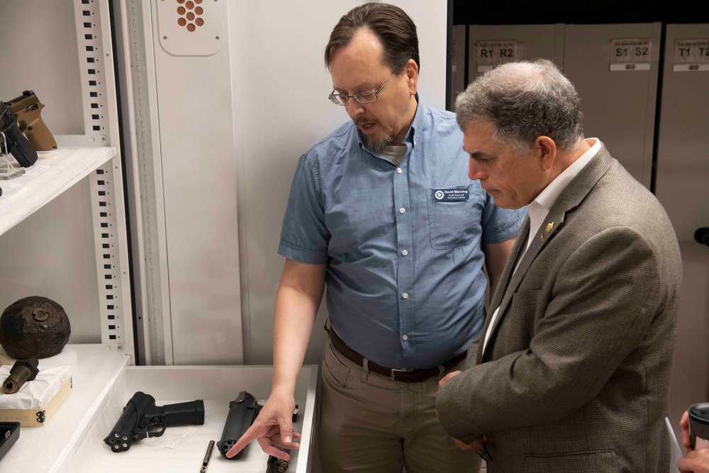 Congressman Andrew Clyde visits NHHC