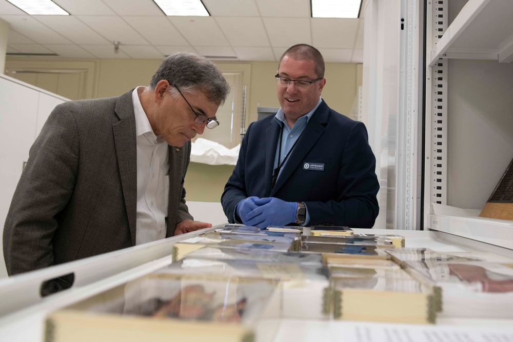 Congressman Andrew Clyde visits NHHC