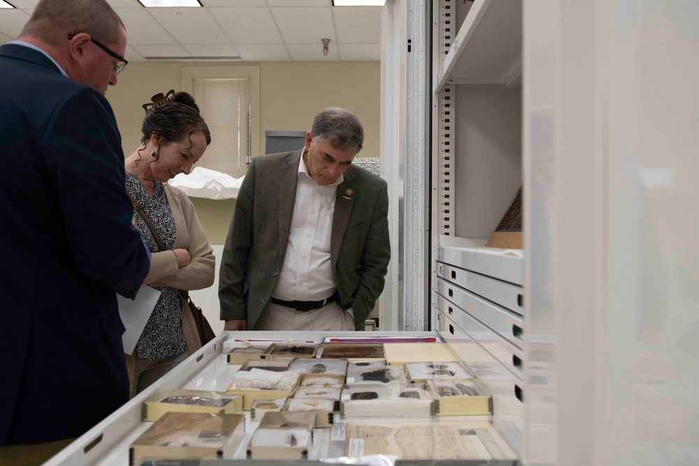 Congressman Andrew Clyde visits NHHC