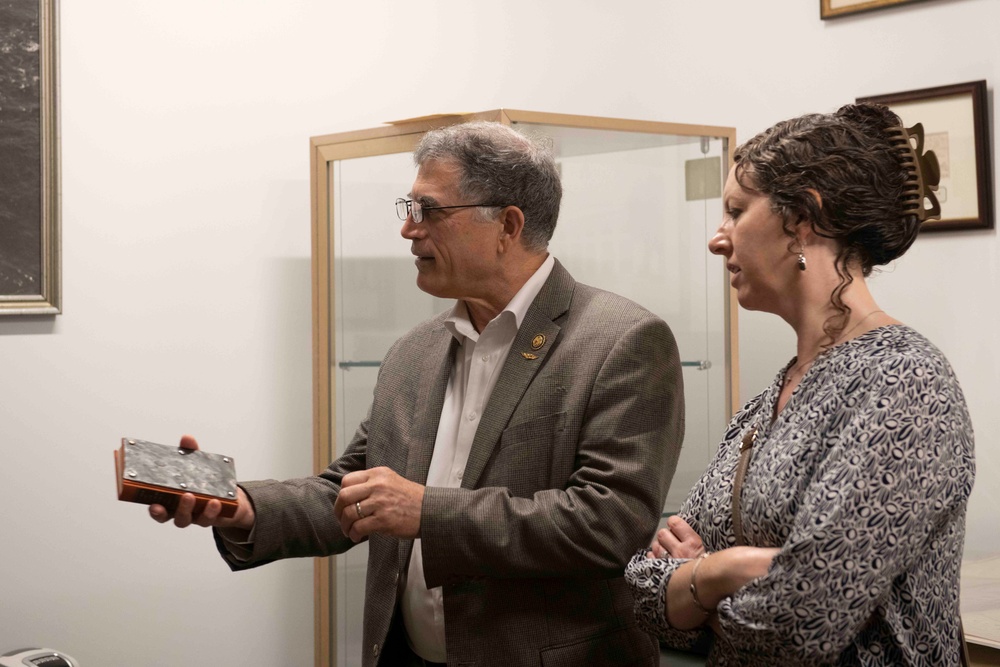 Congressman Andrew Clyde visits NHHC