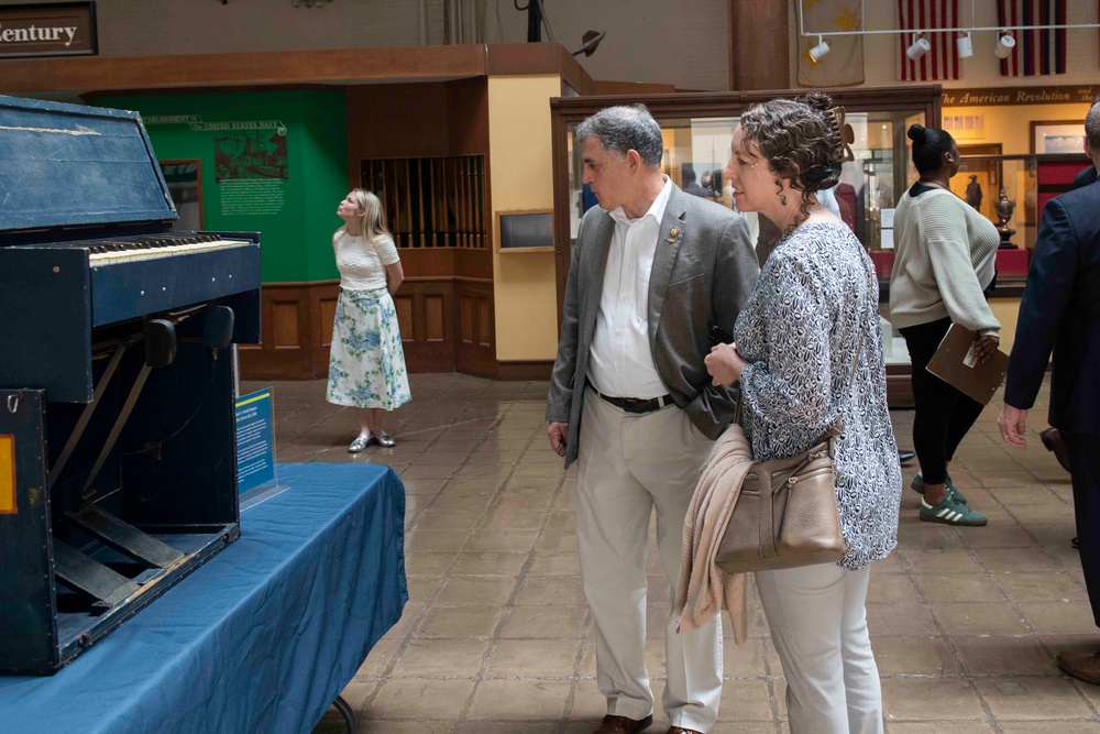 Congressman Andrew Clyde visits NHHC