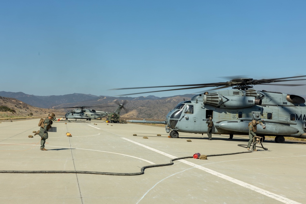U.S. Marines conduct a FARP OIC course