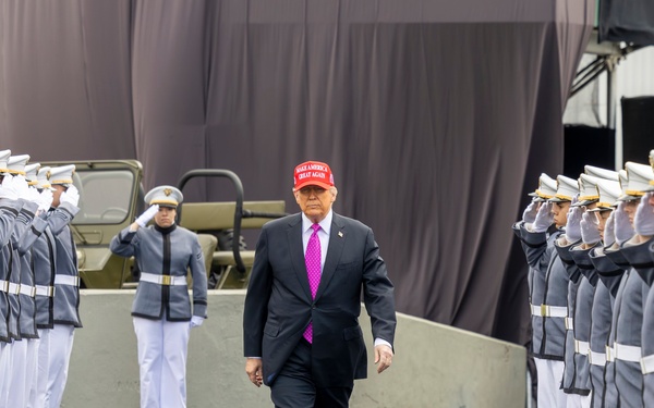 President Trump at USMA Graduation 2025