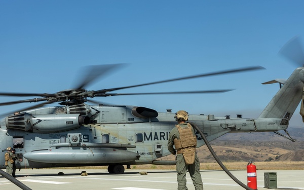 U.S. Marines conduct a FARP OIC course