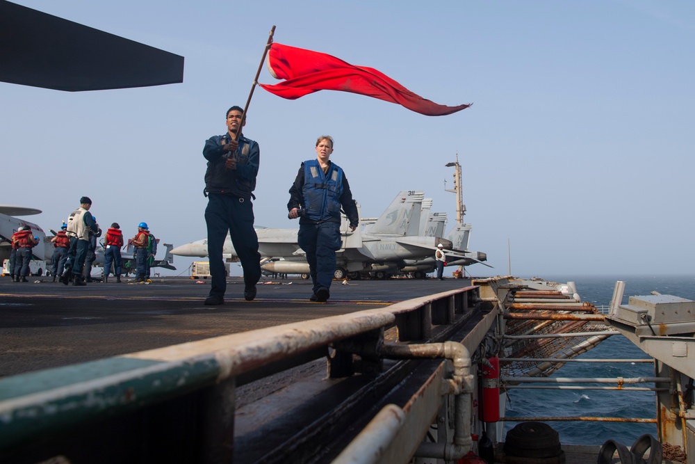 Nimitz Conducts a Replenishment-at-Sea
