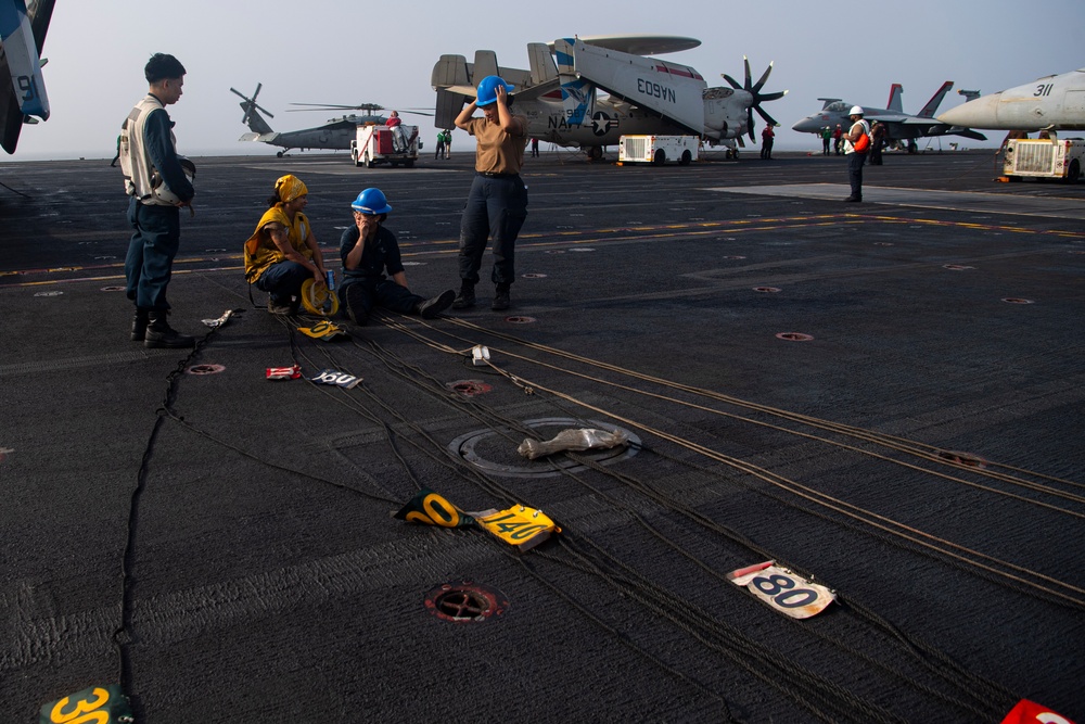 Nimitz Conducts a Replenishment-at-Sea