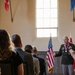 Col. Caldwell addresses guests during retirement ceremony