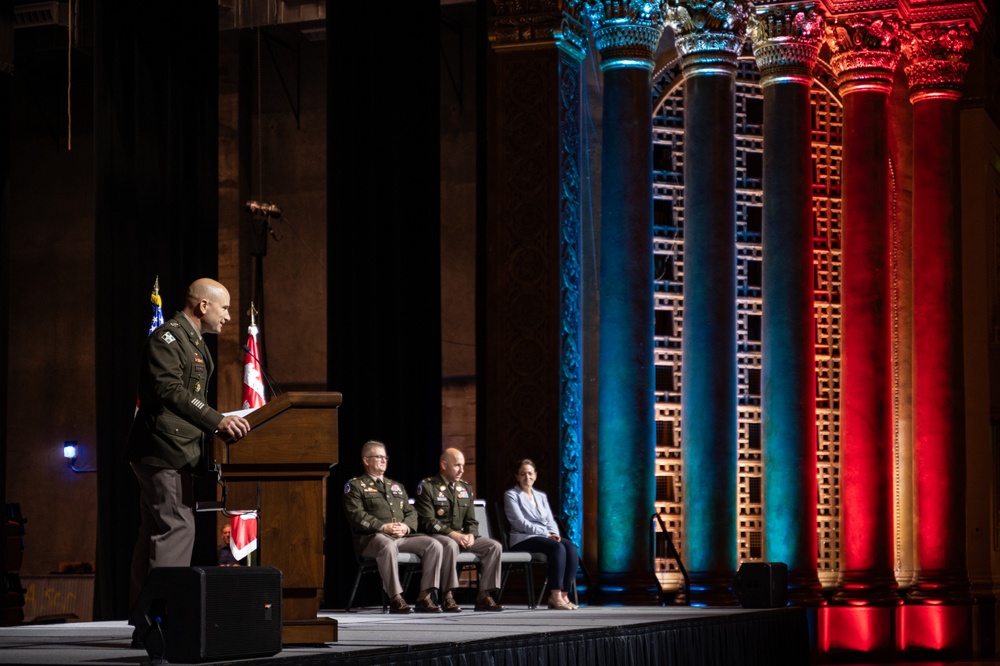 Outgoing commander delivers final remarks