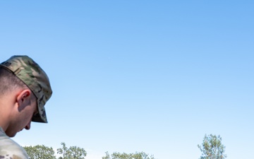 ROTC cadet takes flight during drone training at Folsom Dam