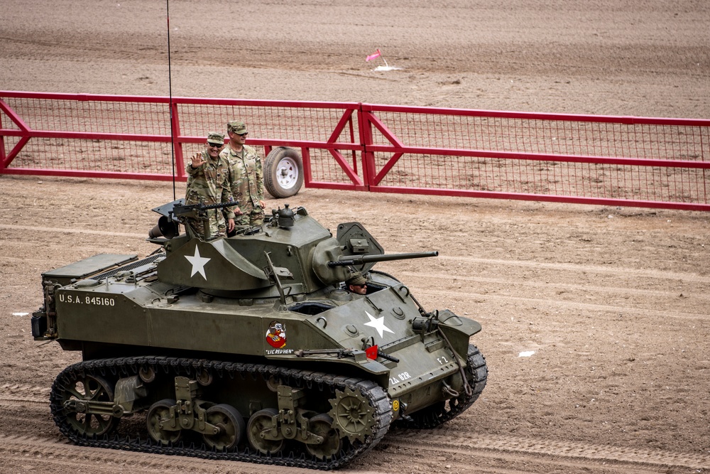 Cheyenne Frontier Days celebrates Military Monday at the rodeo