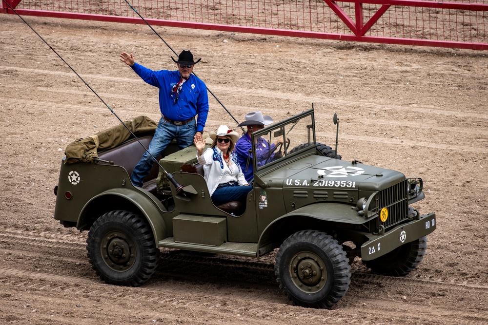 Cheyenne Frontier Days celebrates Military Monday at the rodeo