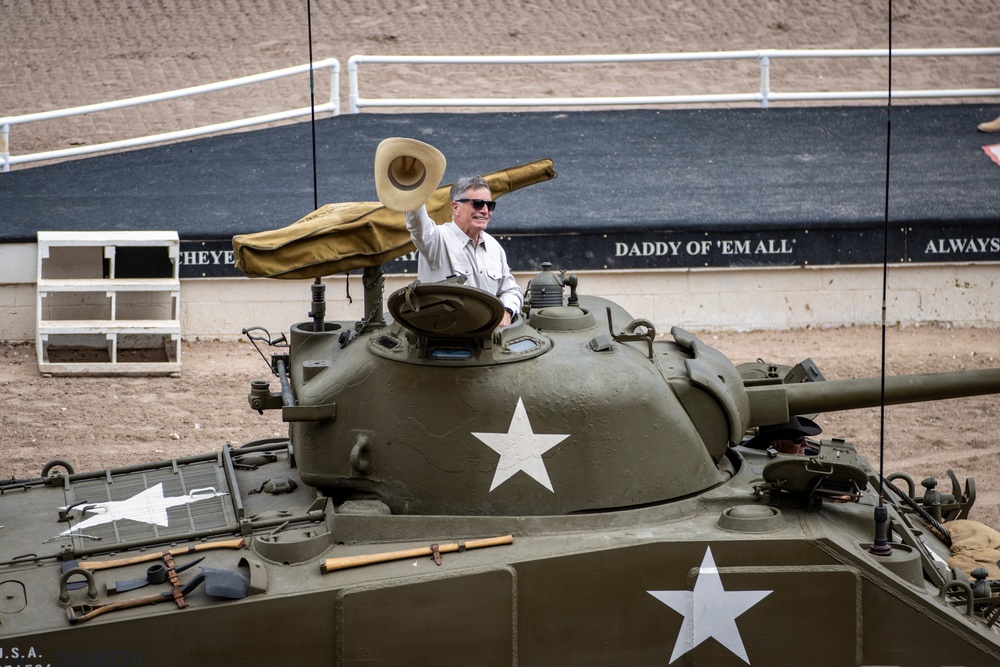 Cheyenne Frontier Days celebrates Military Monday at the rodeo