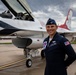 The U.S. Air Force Air Demonstration Team lands in Cheyenne, Wyoming