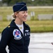 The U.S. Air Force Air Demonstration Team lands in Cheyenne, Wyoming