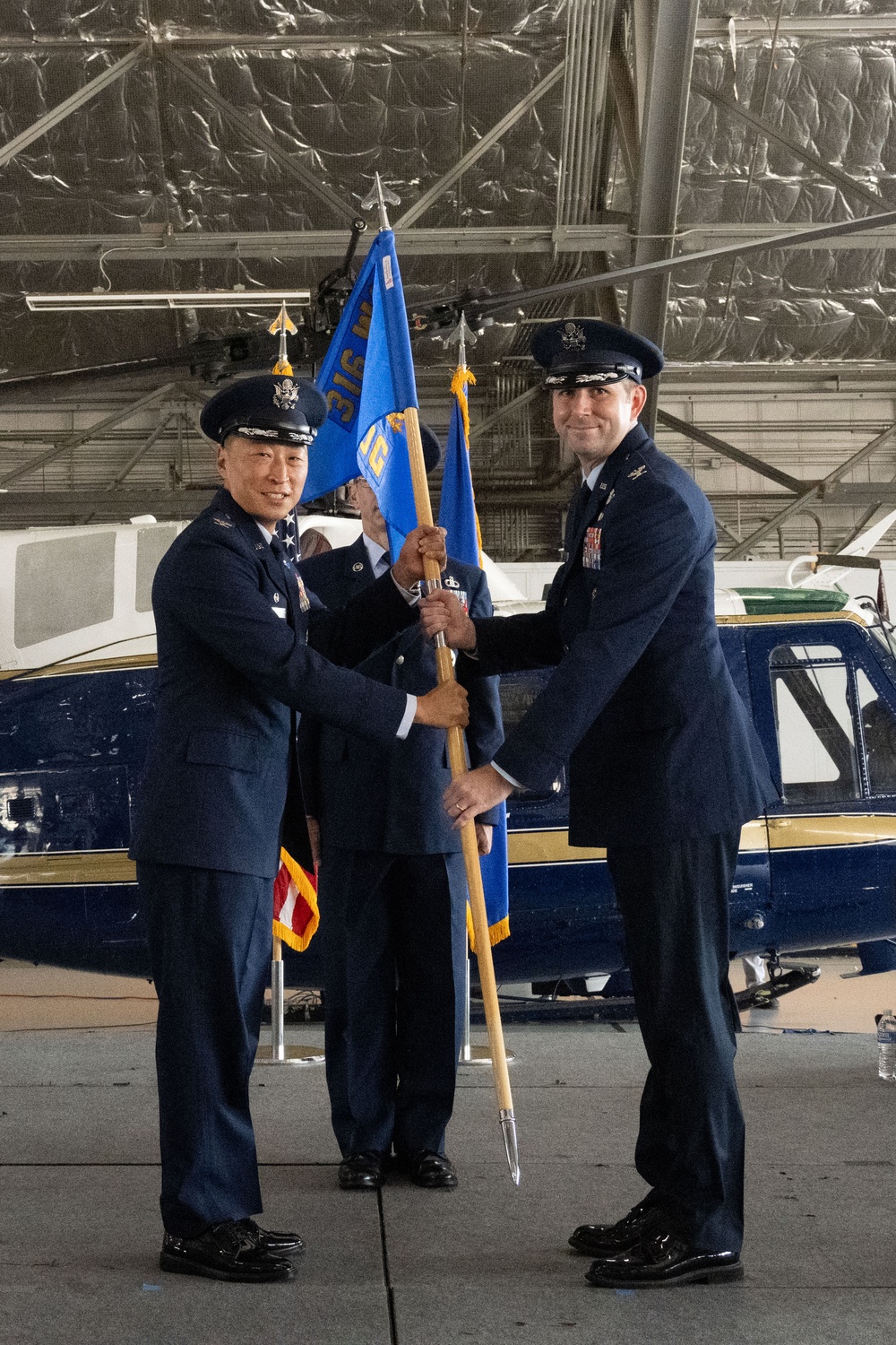 Geoffroy takes helm of 316th OG, Continues legacy of readiness