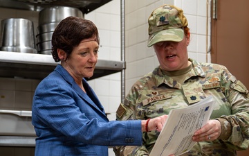 Installation and Mission Support Center Financial Management Director Visits Barksdale