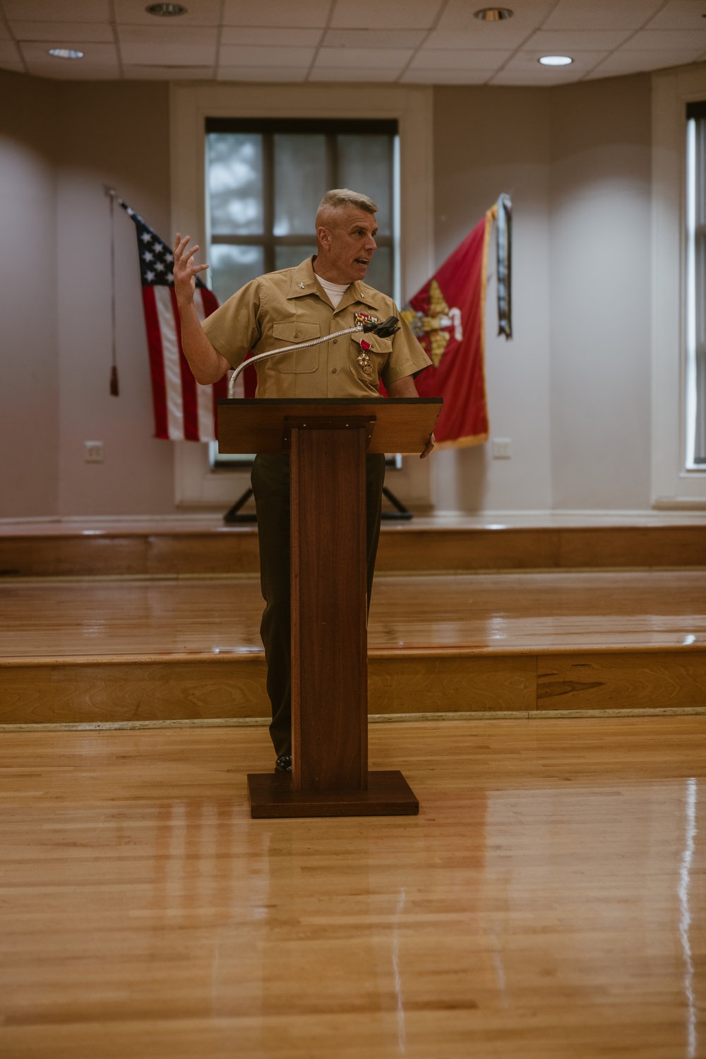 Col. Gaskell Retirement Ceremony