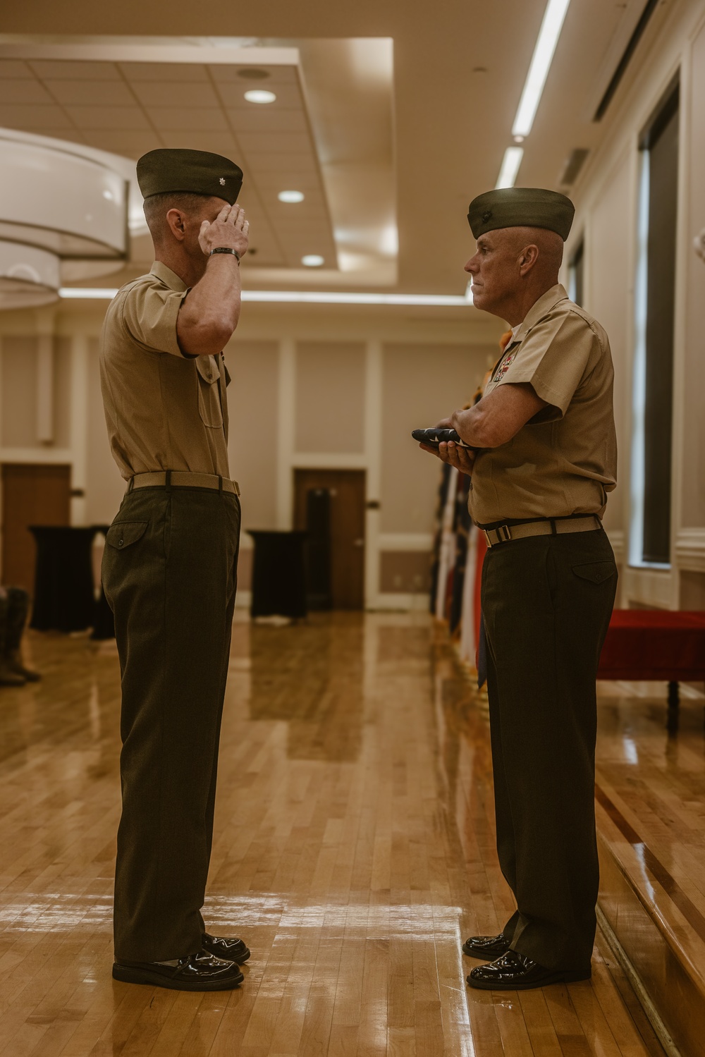 Col. Gaskell Retirement Ceremony
