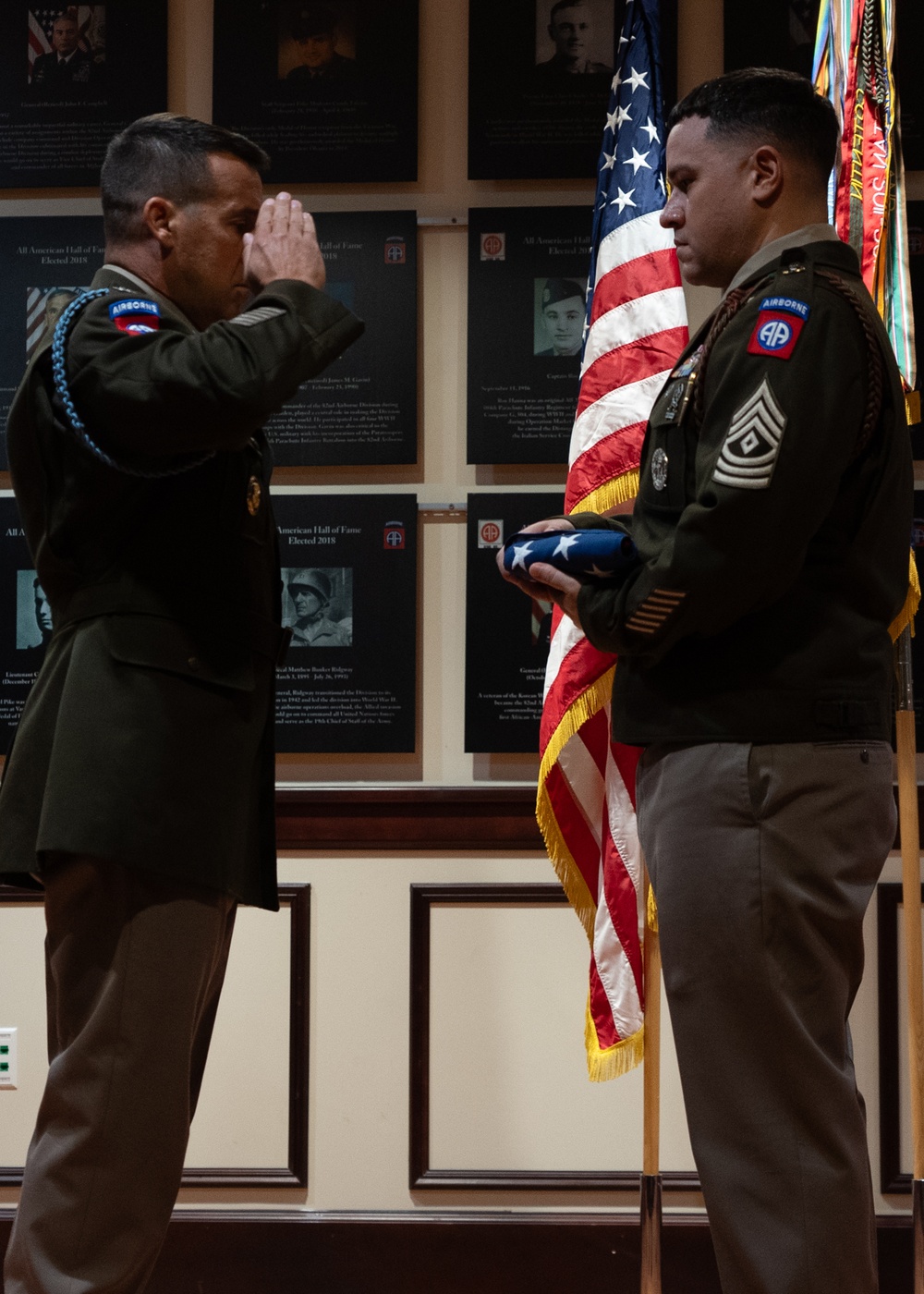 82nd Abn. Div. honors retirees