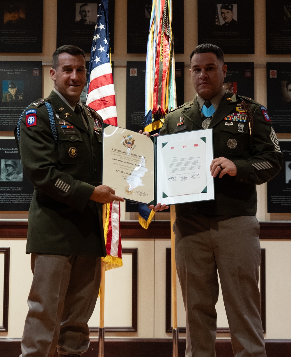 82nd Abn. Div. honors retirees