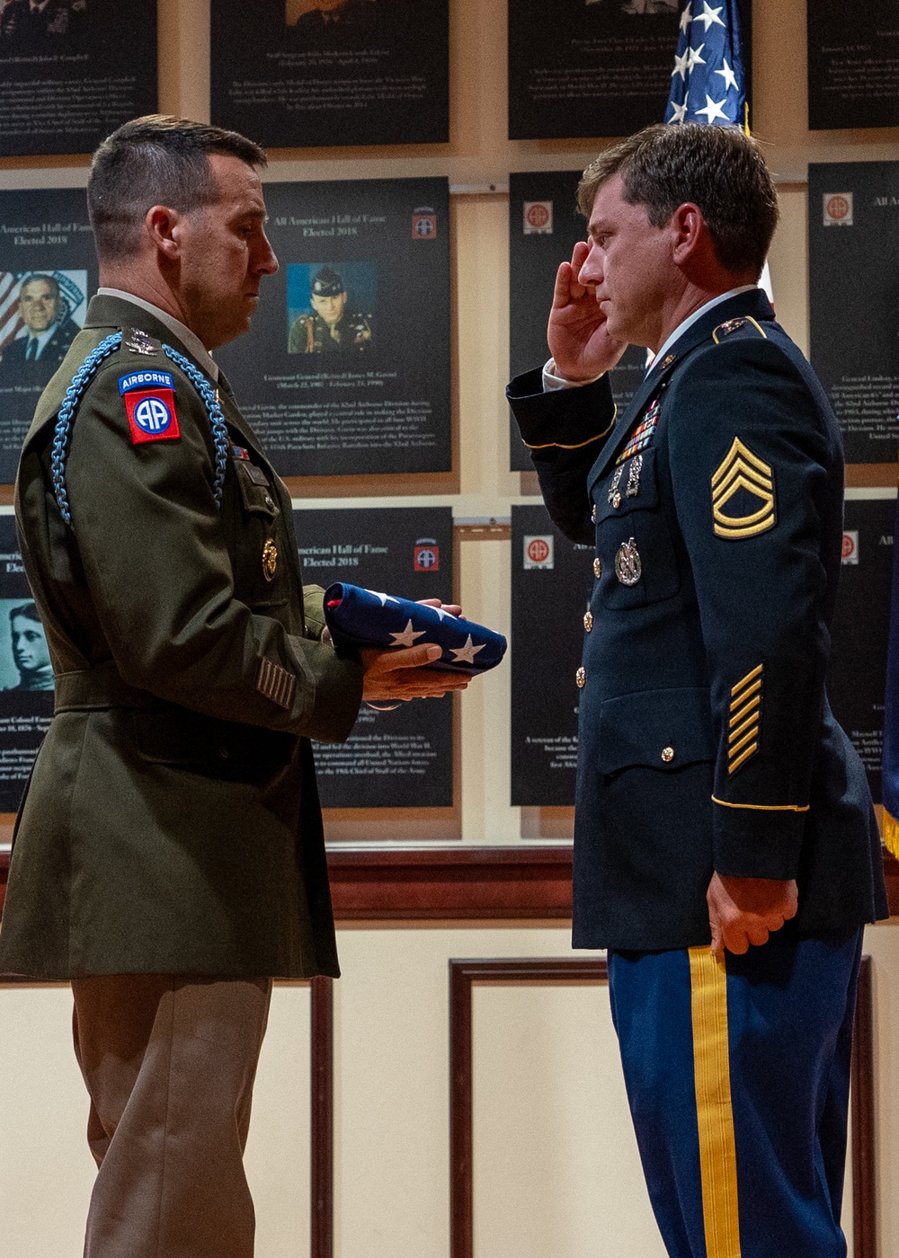 82nd Abn. Div. honors retirees