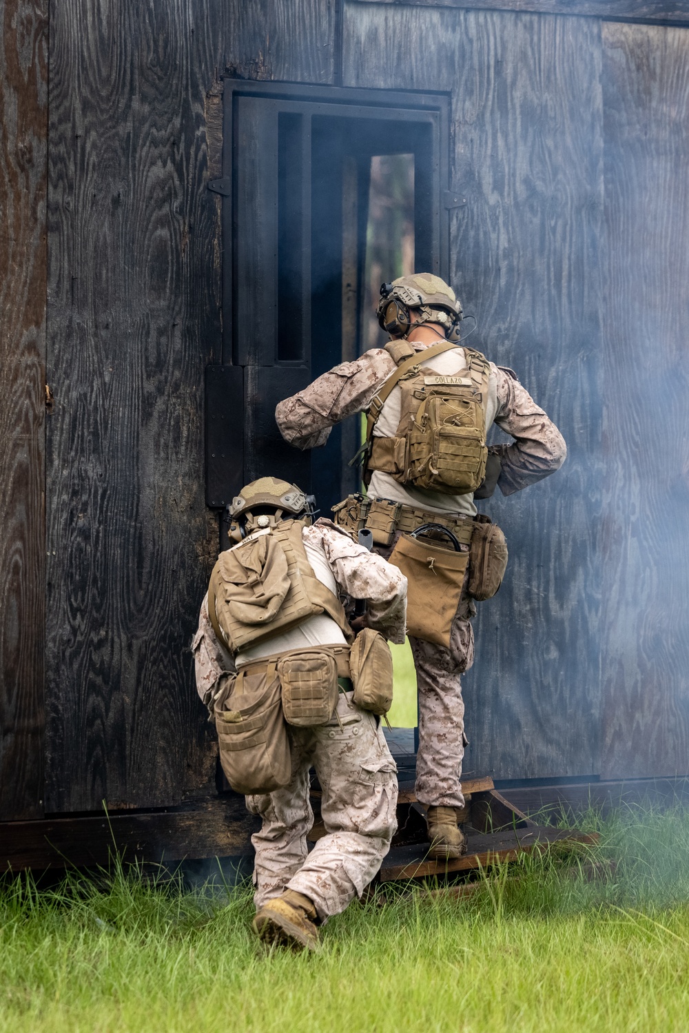 No Respect For Deadbolts: 2d CEB Urban Demolition Demonstration for Midshipmen