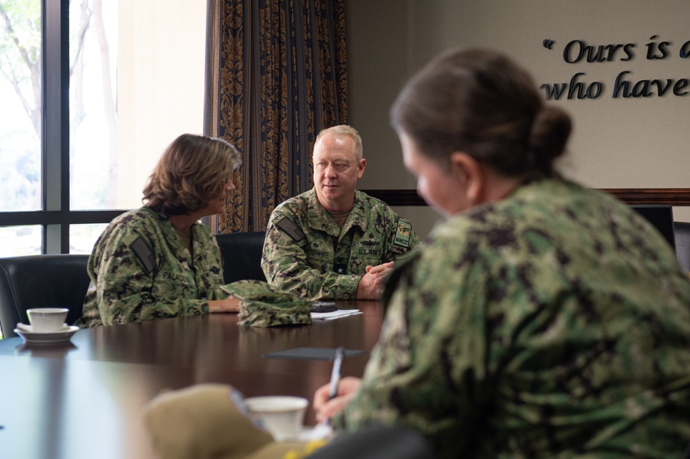 Navy Admiral Visits Navy Medicine Readiness and Training Command