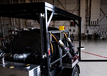 AFRL develops new hose cart for the B-2 Spirit