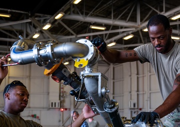 AFRL develops new hose cart for the B-2 Spirit