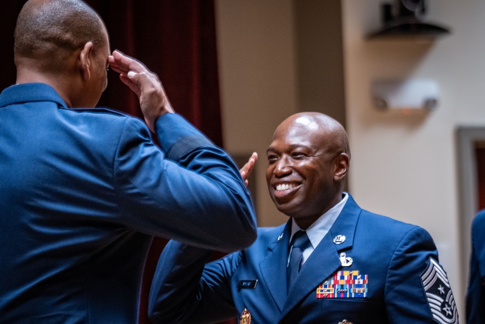 Myers Assumes Responsibility as 15th State Command Chief Master Sergeant
