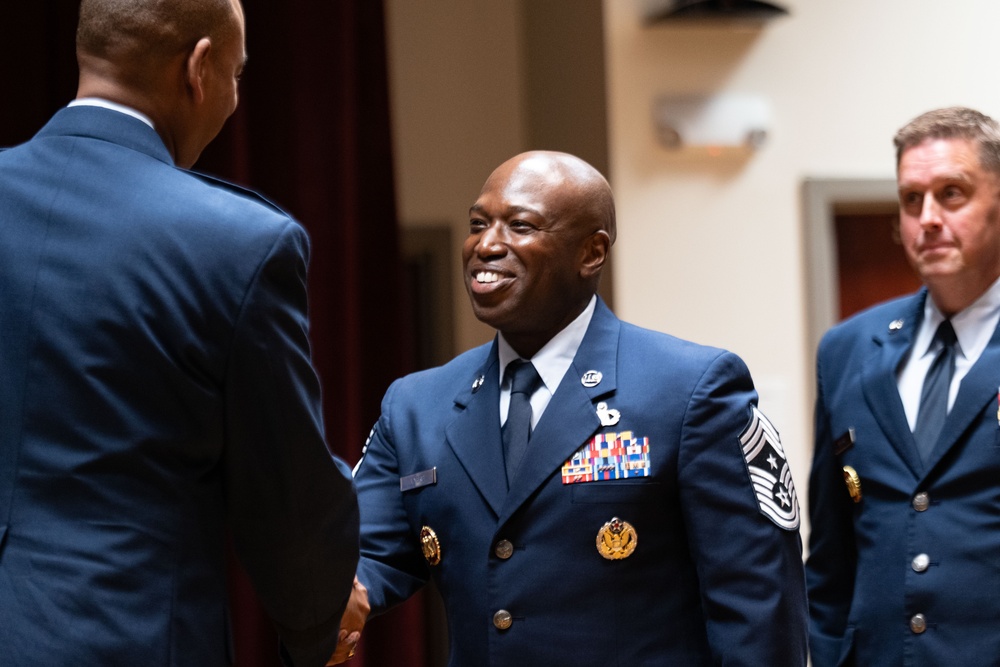 Myers Assumes Responsibility as 15th State Command Chief Master Sergeant
