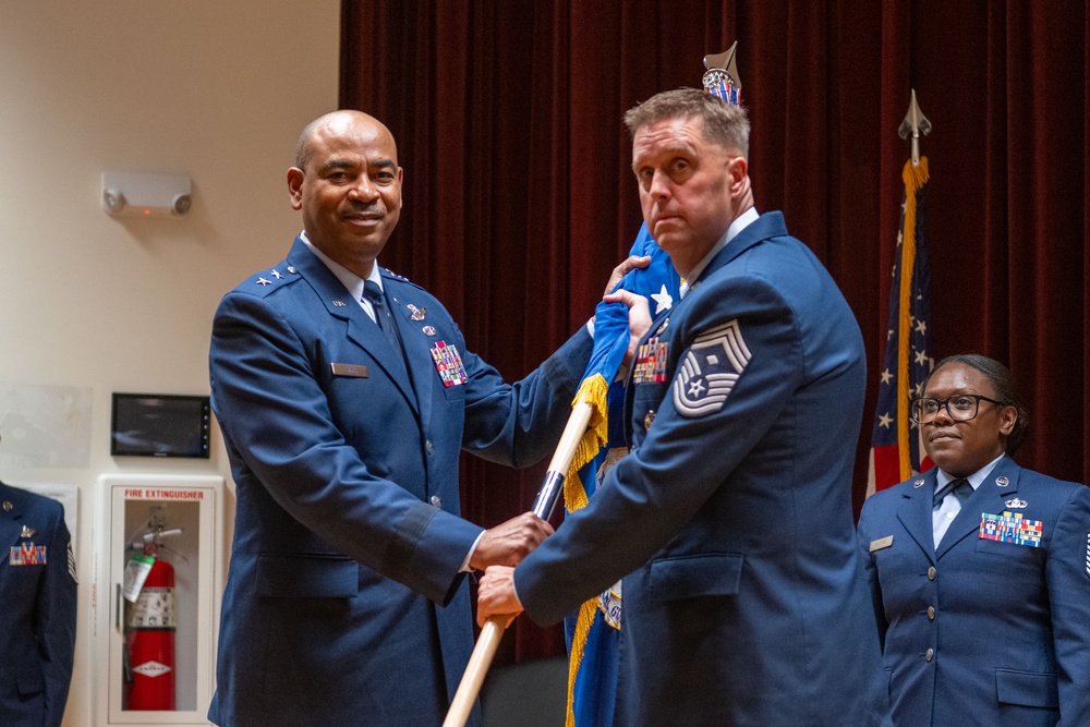 Myers Assumes Responsibility as 15th State Command Chief Master Sergeant