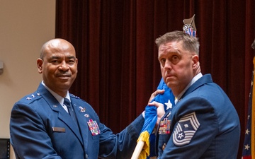 Myers Assumes Responsibility as 15th State Command Chief Master Sergeant