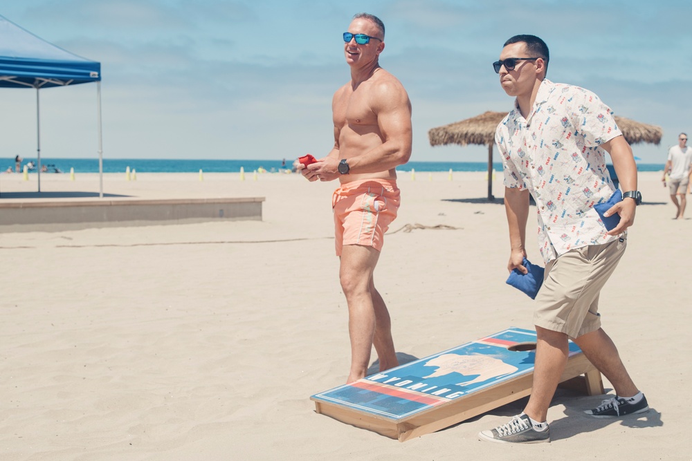 15th MEU Holds Beach Bash Event