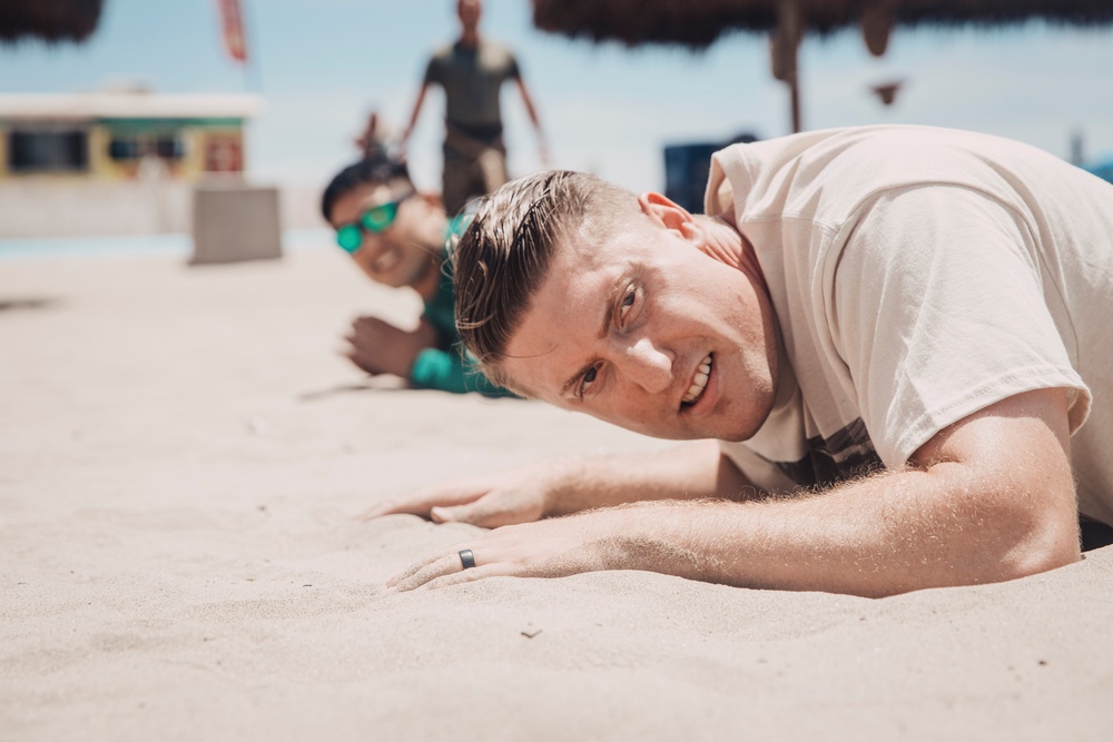 15th MEU Holds Beach Bash Event