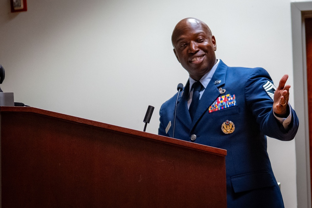 Myers Assumes Responsibility as 15th State Command Chief Master Sergeant