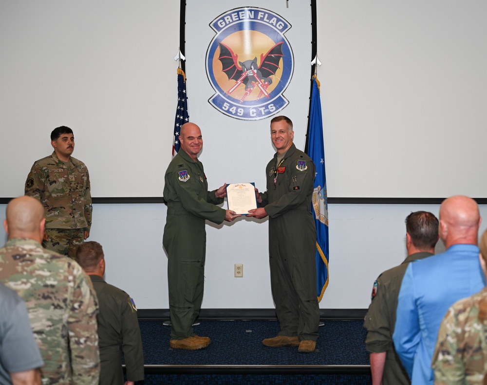 706th AGRS Change of Command Ceremony