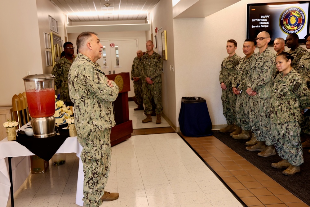 Medical Service Corps Chief visits NMRTC Twentynine Palms for Corps’ 78th Birthday
