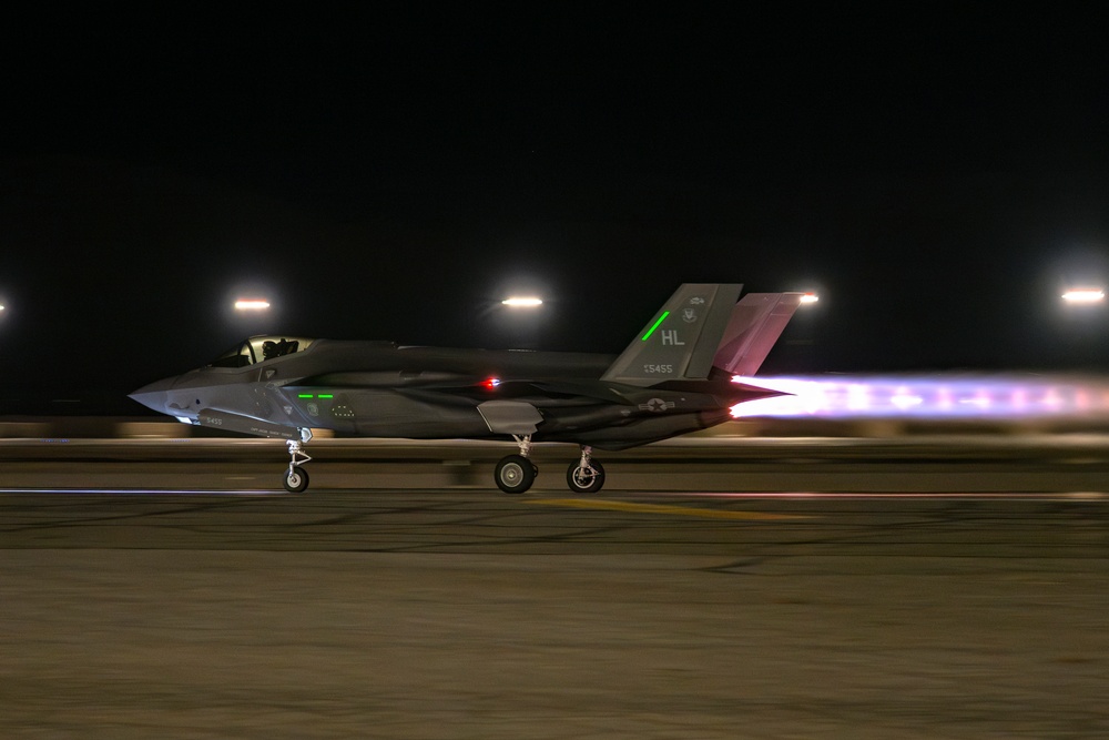 4th Fighter Squadron conduct night ops during Red Flag-Nellis 25-3 4th Fighter Squadron conduct night ops during Red Flag-Nellis 25-3