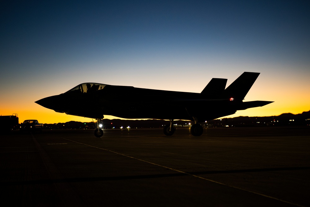 4th Fighter Squadron conduct night ops during Red Flag-Nellis 25-3
