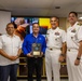 Rear Adm. Carlos Sardiello visits USNS Comfort in Costa Rica during CP25