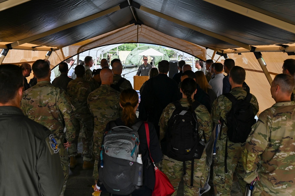 354 AEW hosts SECAF, CMSAF