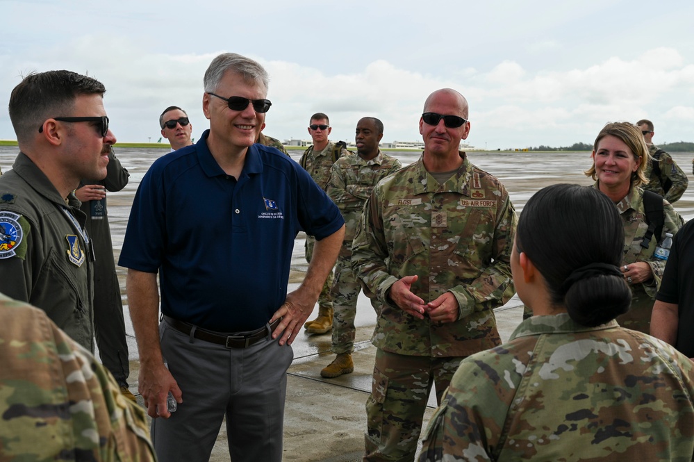354 AEW hosts SECAF, CMSAF