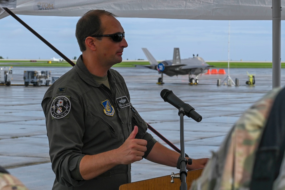 354 AEW hosts SECAF, CMSAF