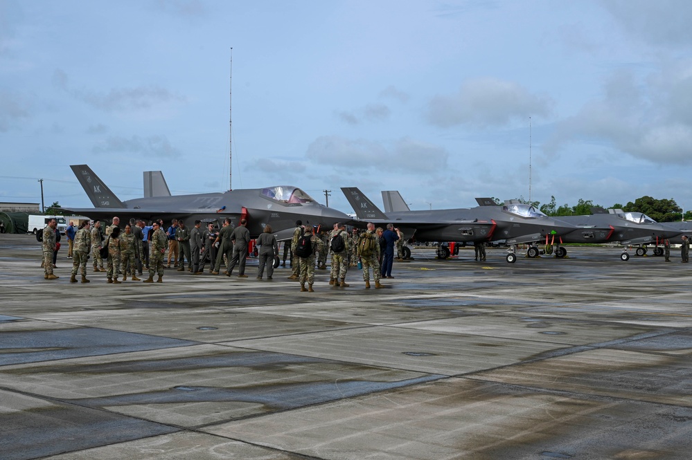 354 AEW hosts SECAF, CMSAF